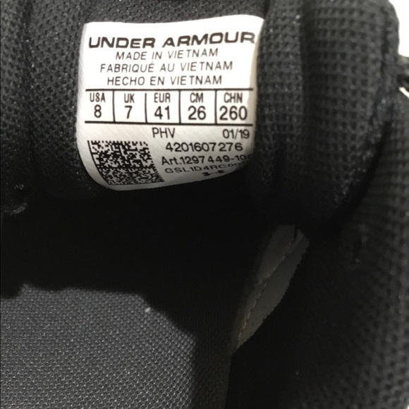 Under Armour UA toccoa Men’s Sneaker - Picture 2 of 5
